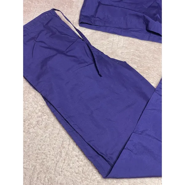 AllHeart Basics Scrub Set Purple Size‎ S/M Bin11 - Image 3