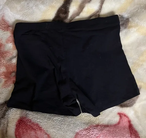 Fashion Q MD Black Mini Cotton Shorts - Image 2