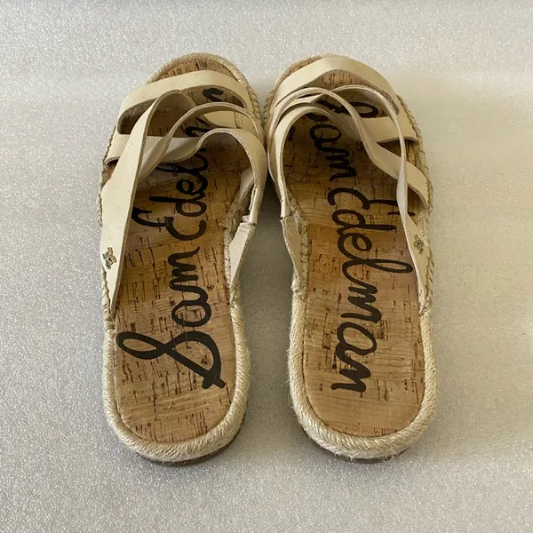 Sam Edelman Averie Suede Espadrille Sandals Tan size 9 - Image 10