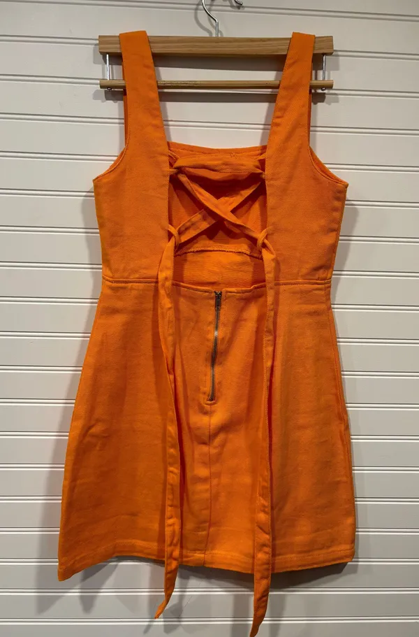 Cloud Ten Orange Dress - Image 2