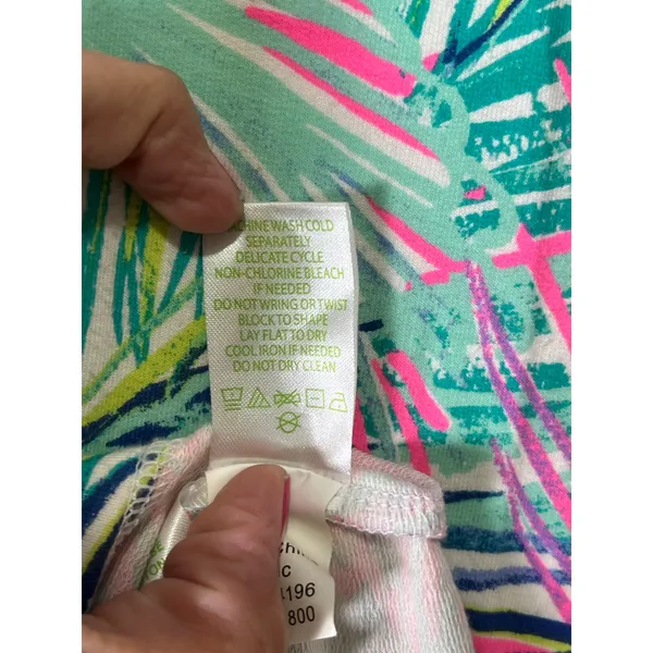 Lilly Pulitzer Scarlett Macaw Tropical Pink Shift Dress Large Resort Vacation‎ - Image 7