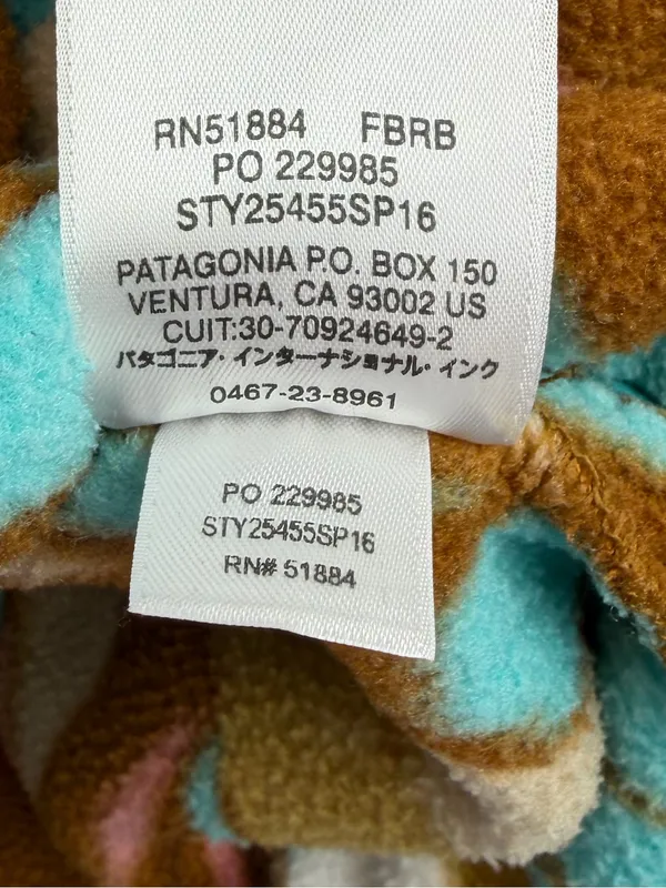 Patagonia Synchilla Snap-T Feather Dance Fleece Pullover Women’s M SP16 - Image 9
