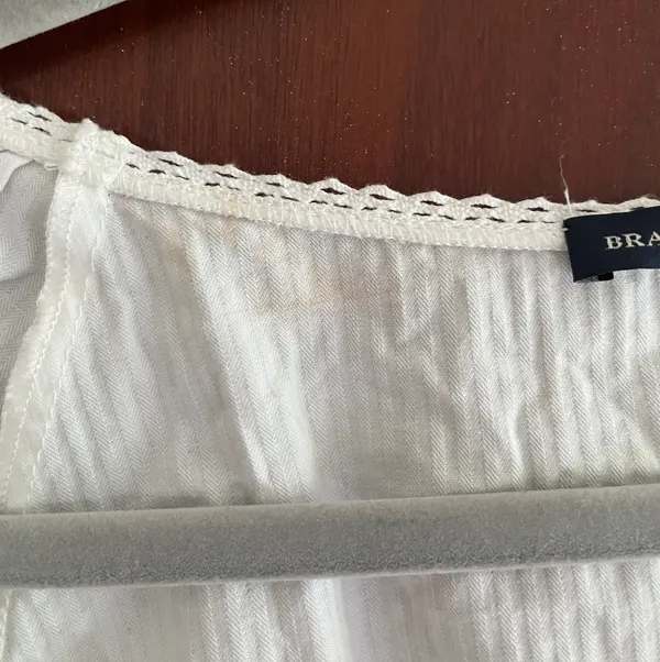 Brandy Melville White Babydoll Top - Image 3