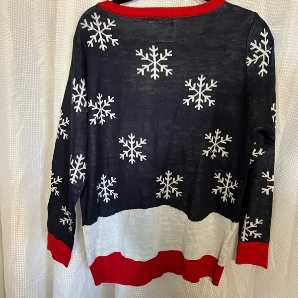 Tipsy Elves Red and White Sweater - Image 3