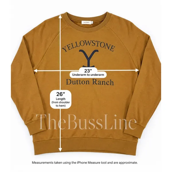 FACDIBY Yellowstone Dutton Ranch Sweatshirt Women XL Brown Western Cowboy NWT - Image 4