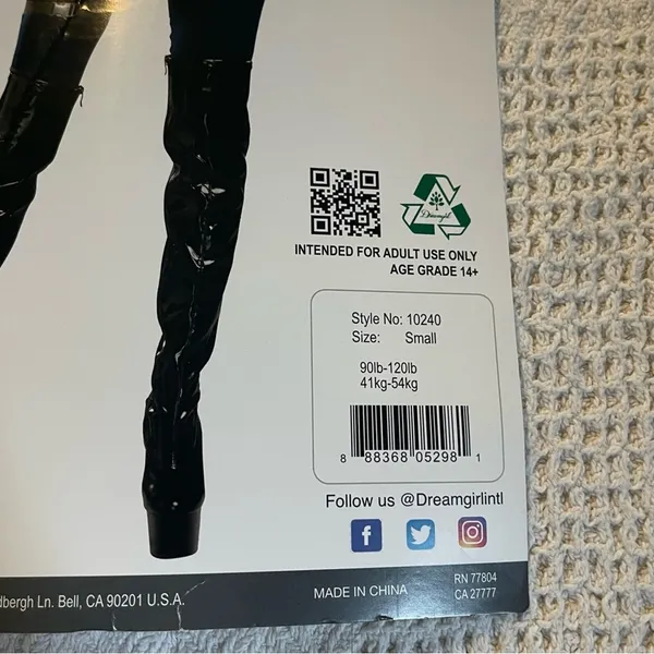 NEW Dreamgirl Sexy Cop Costume Size Small - Image 7