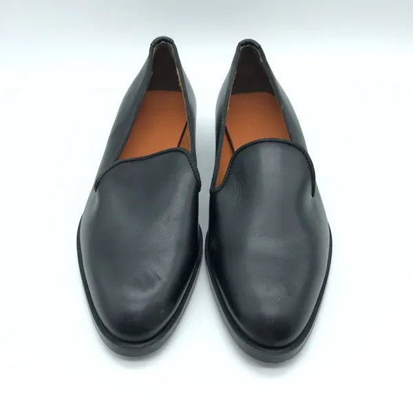 Everlane Shoes The Modern Loafer Leather Slip On Stacked Heel Black Size 5 - Image 2