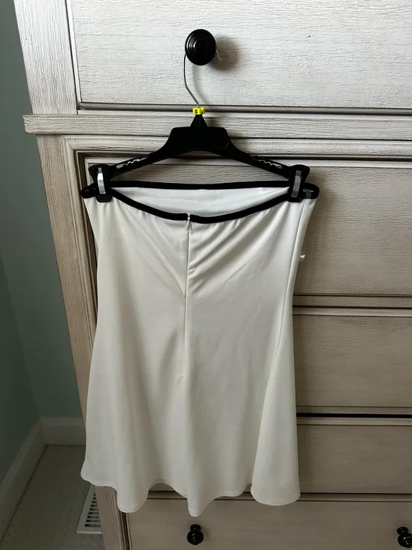 Blue blush strapless mini dress white - Image 2