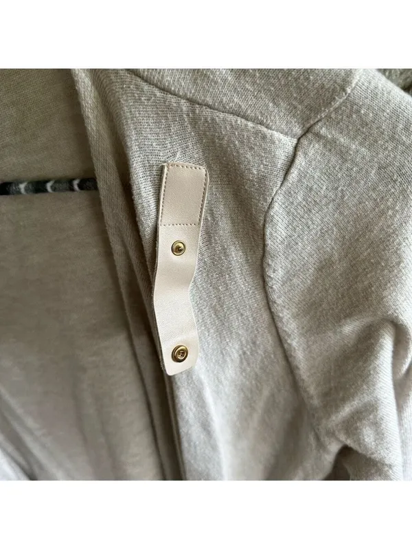 INC International Concepts Beige Snap Cardigan Large - Image 6