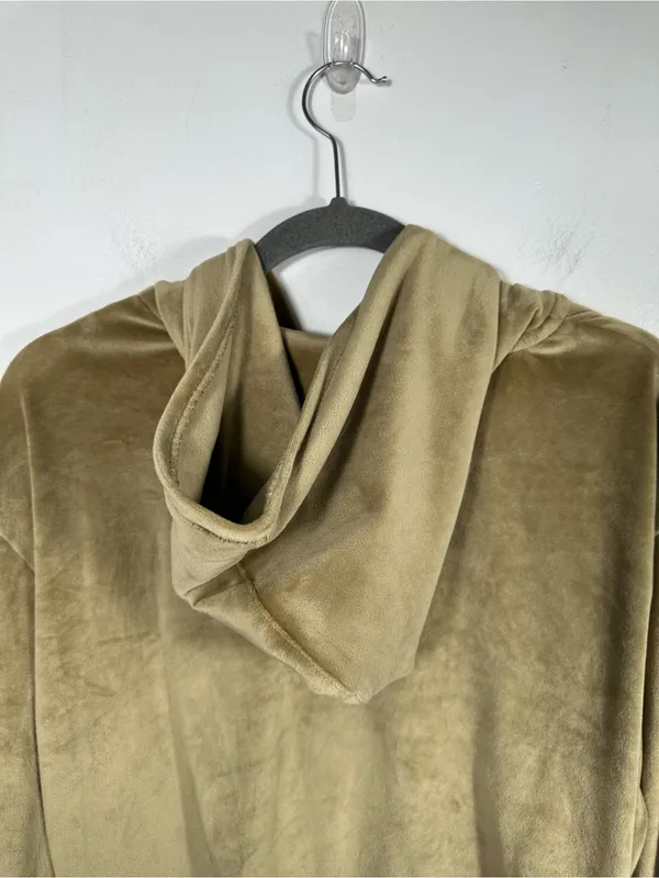 SKIMS Velour Zip-Up Hoodie‎ Size Large Soft Plush Lounge Y2K Athleisure - Image 7