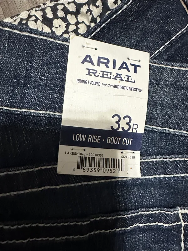 Ariat Women's Dark Blue Bootcut Jeans - Image 4