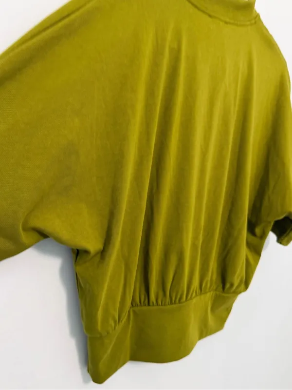 OGL Stand Collar V-Neck Short Sleeve Top Large NEW - Image 10