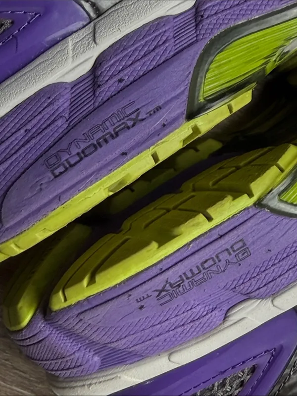 ASICS GEL-Kayano 18 Stability Trainer Running Shoes (Gray/ Purple) Size 10 - Image 7