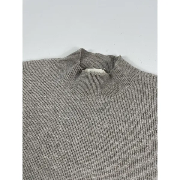 Altar'd State Sweater‎ Womens Small Gray Viscose Blend Mock Neck Knit Pullover - Image 2