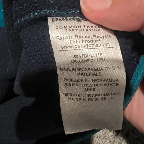 Patagonia Synchilla blue pullover size‎ Small - Image 7