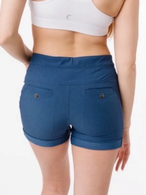 Zyia Active Not Just A Trail Shorts Blue XS - Image 3