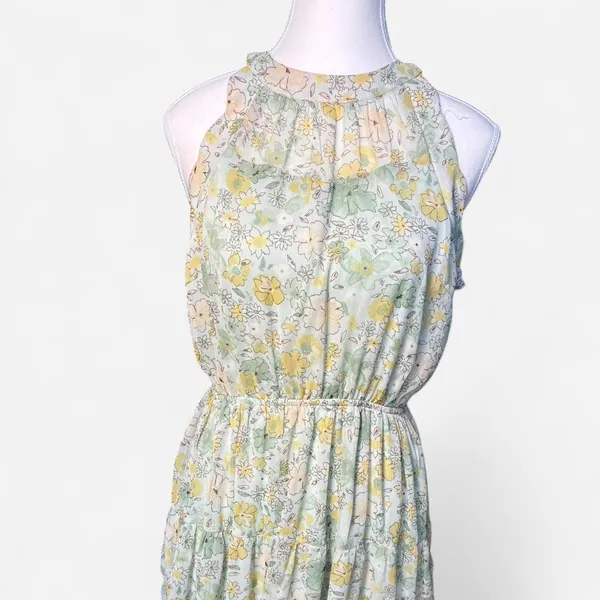 Los Angeles Monteau Dress Floral Large - Image 6