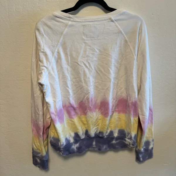 Chaser White Tie-Dye Long Sleeve Shirt - Image 8