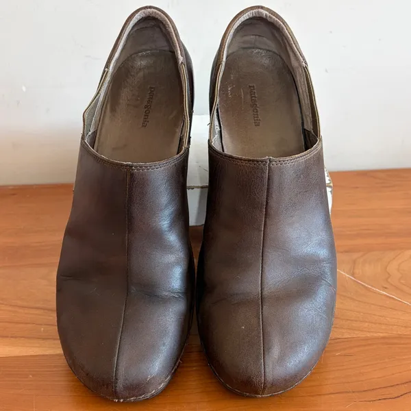 Patagonia‎ Better Clog Leather Slip On Shoes Brown Womens 9 T71351 - Image 3