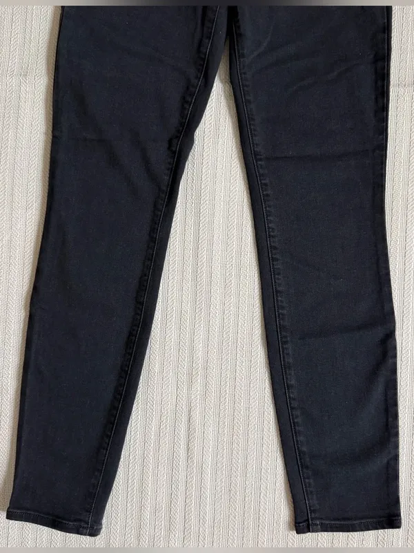 Paige Hoxton Ankle Jeans in Magical Night Black Skinny Jeans Size 26 - Image 5
