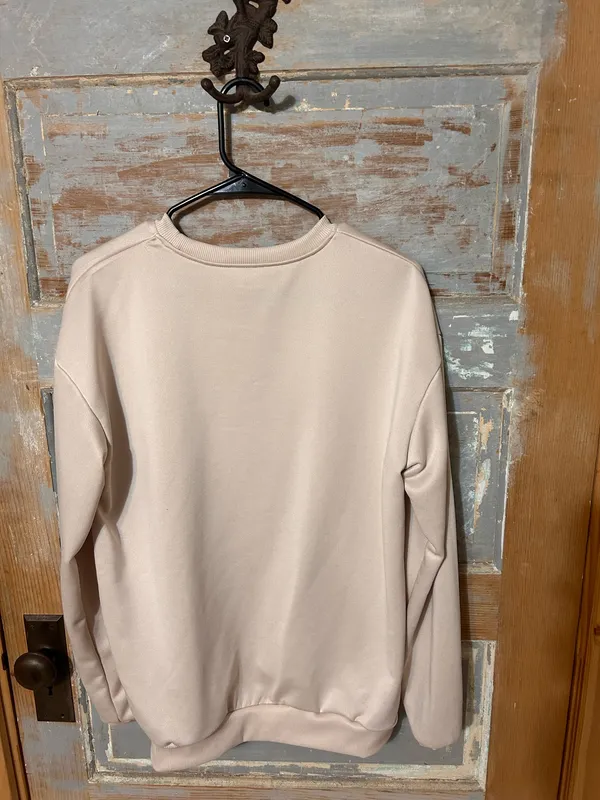 TikTok sweatshirt Tan Size M - Image 2