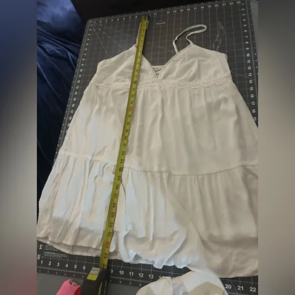 No Boundaries White Sleeveless Nightgown - Image 3
