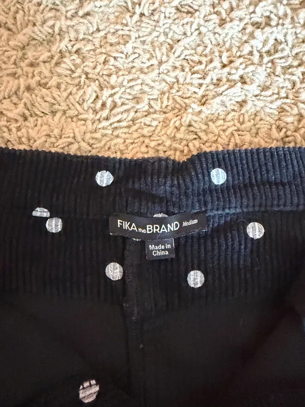 Boutique Fill the Brand corduroy polka dot skirt - Image 4