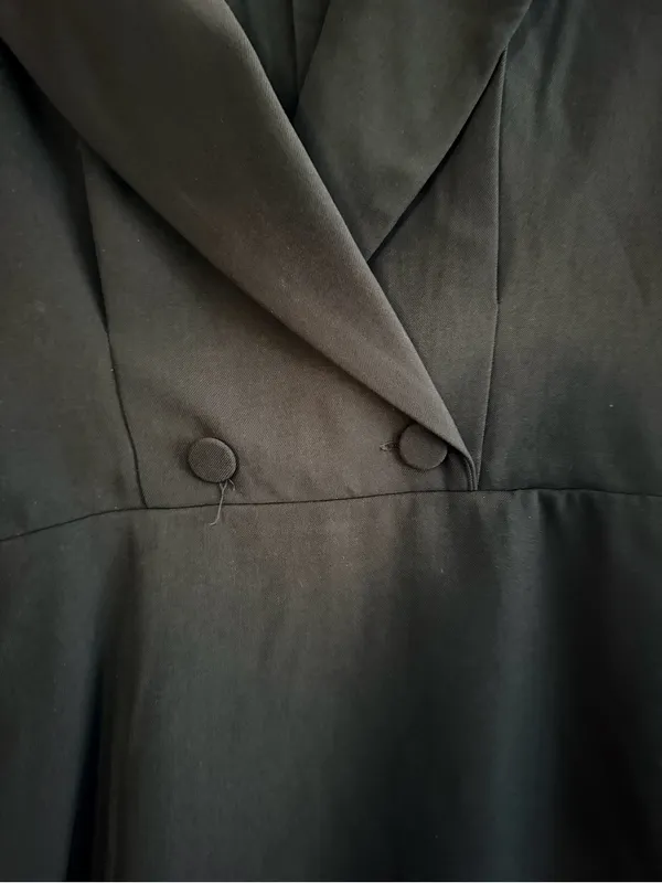 Cider Black Midi Blazer Dress - Image 5