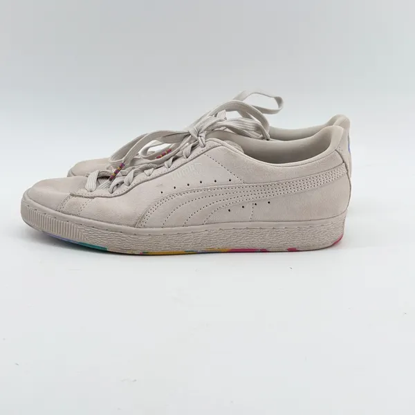 Puma‎ Suede Pride Women Sneakers Gray Rainbow Sole 390223-01 Size 10 - Image 4