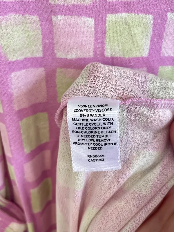 Nordstrom BP retro grid dress spring summer pastel feminine cottagecore coquette - Image 5