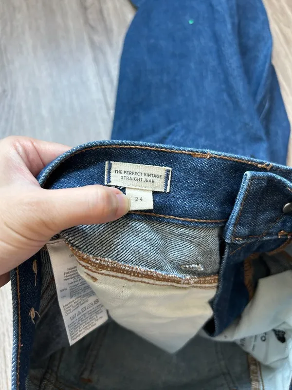 Madewell The Perfect Vintage Straight Jean in Greenhaven Wash Seamed Version 24 - Image 7