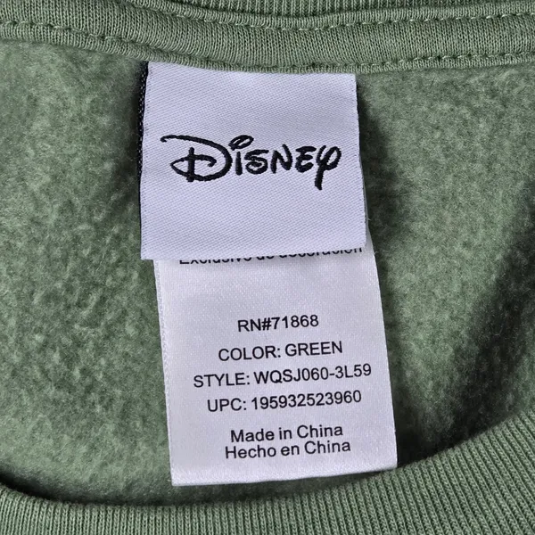 Disney 101 Dalmatians London England‎ Green Graphic Sweatshirt WQSJ060-3L59 - Image 6