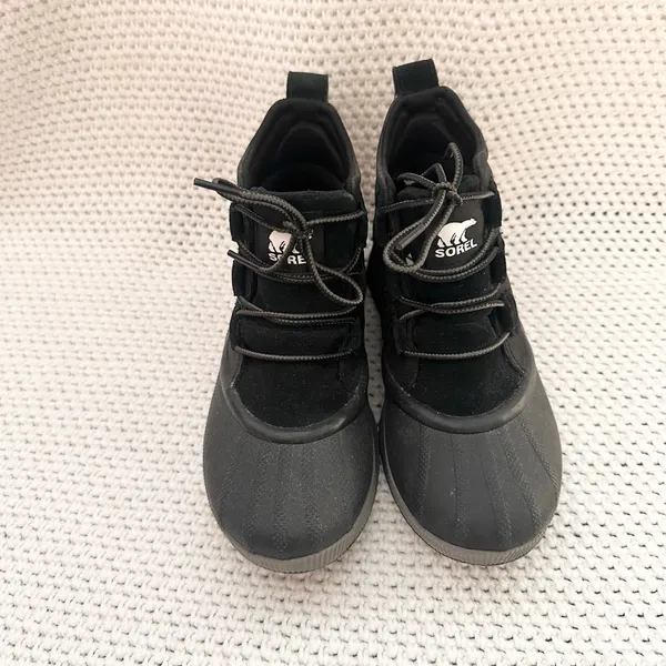 Sorel Black Gray Out 'N About III Classic Waterproof Ankle Boot NWOB 7.5 NL4431 - Image 3