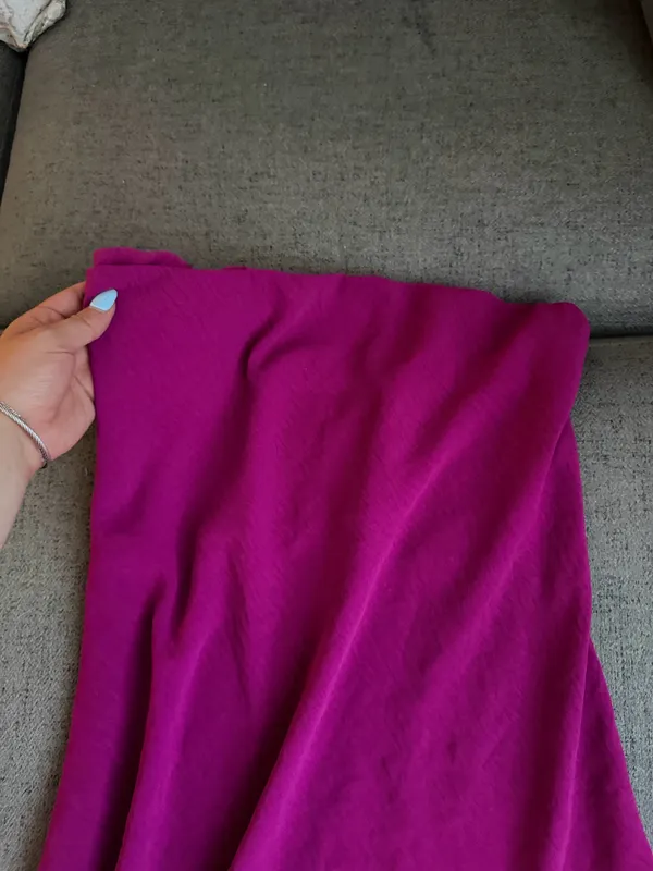 Strapless Maxi Dress Purple Size L - Image 2