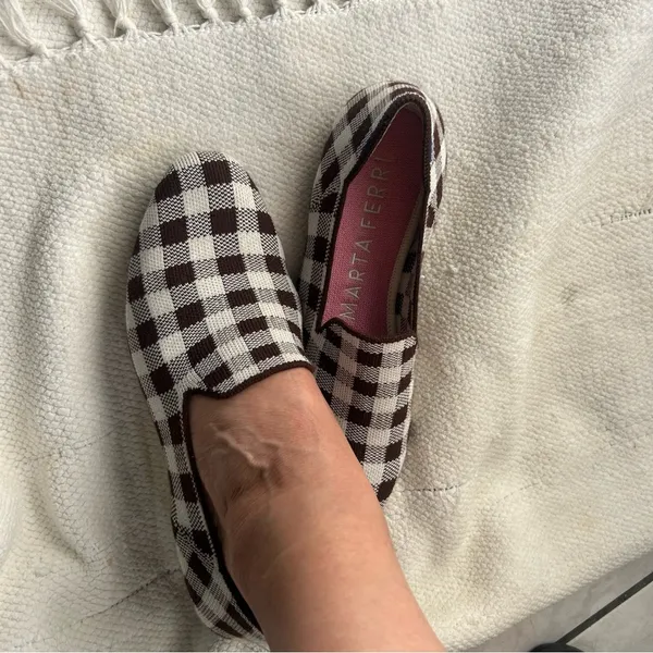 Rothy's Brown and White Flats Timeless Comfort - Image 10