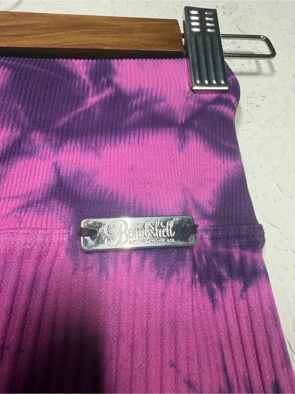 Bombshell Sportswear Tie Dye Seamless Leggings Size XS/S - Image 5