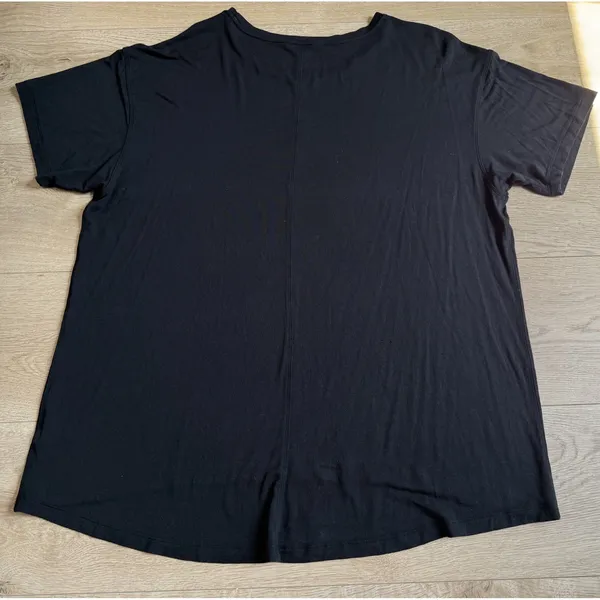 American Eagle soft and sexy oversized modal black short sleeve t-shirt size L - Image 2