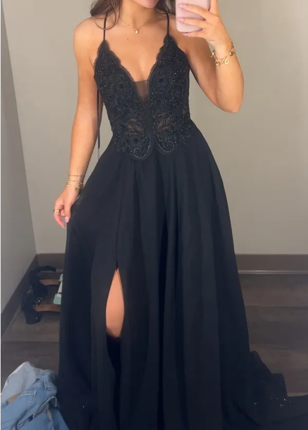 Clarisse Prom Dress Black - Image 2