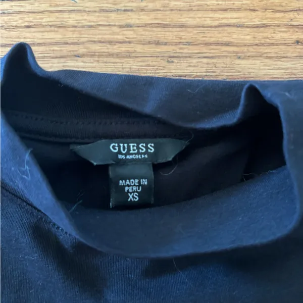 Guess High Neck Black Sleeveless Top - Image 2