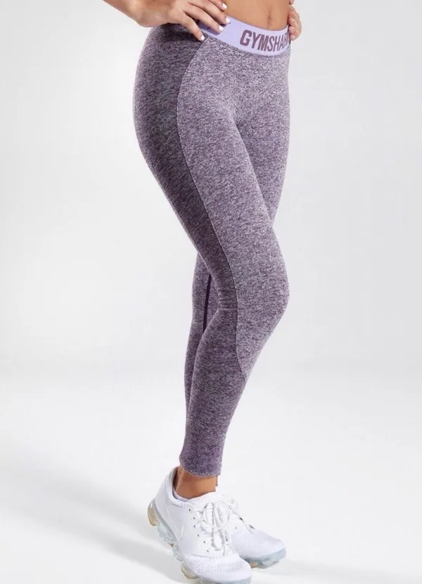 Purple Gymshark Flex Leggings - Image 2