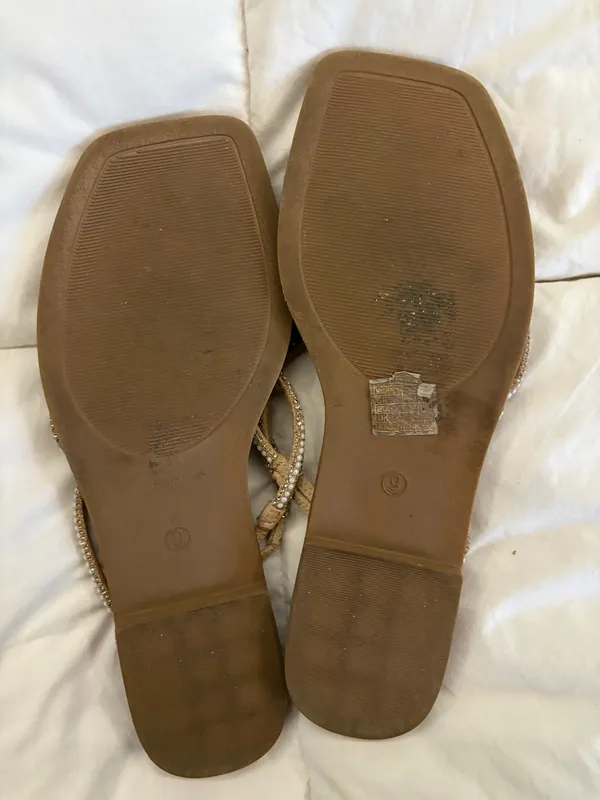 Sandals Brown Size 9.5 - Image 2