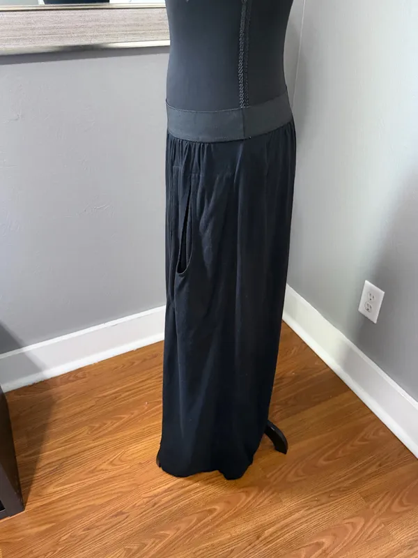 Peruvian Connection Pima Cotton Jersey Minimalist Capsule Boho Skirt Medium. - Image 3