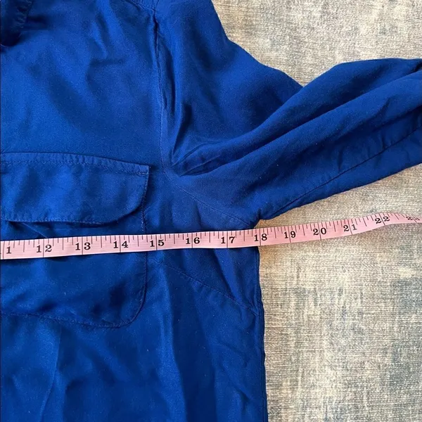 Tommy Hilfiger Royal Blue Long Sleeve Button Down Shirt Small - Image 7