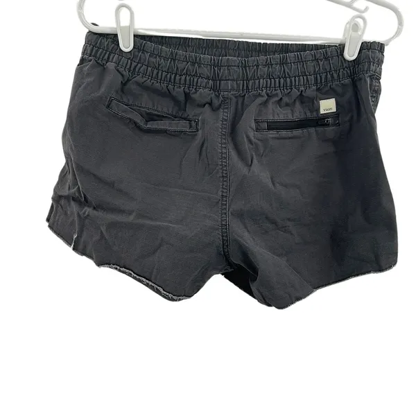 Vuori rip stop charcoal M Cargo Shorts with Elastic Waistband casual drawstring - Image 2