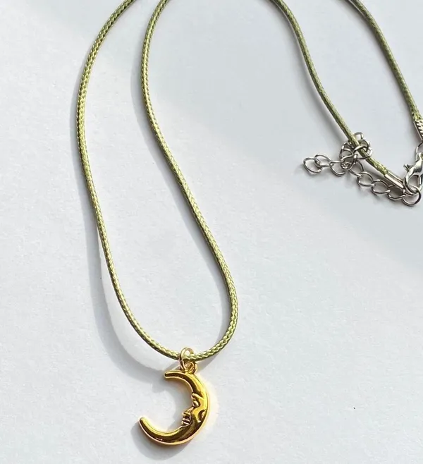 Handmade moon boho necklace🌛 - Image 3