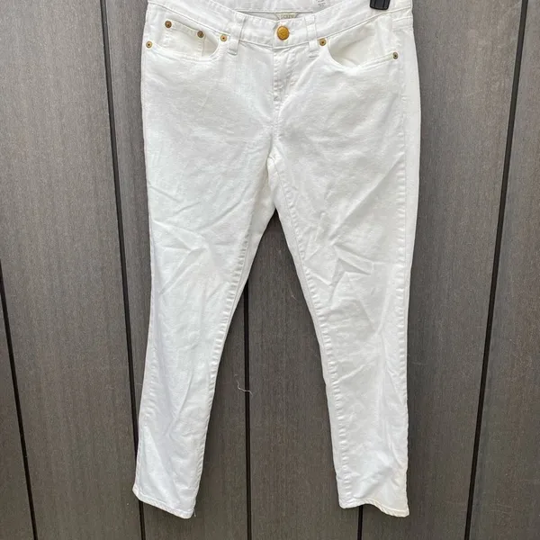 J. Crew‎ Ankle Toothpick Jeans White - Image 7