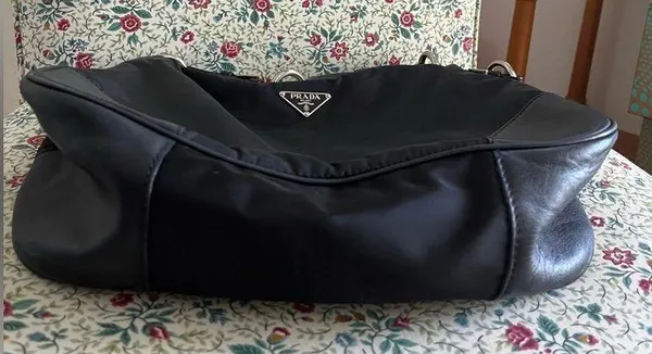 Prada Semitracolla Vela Sport Purse in Black - Image 6