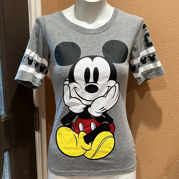Disney Mickey Mouse gray T-shirt - Image 2