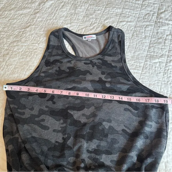 Sundry x Evereve The Weekender Dress Tank Camo Print XL - Image 10