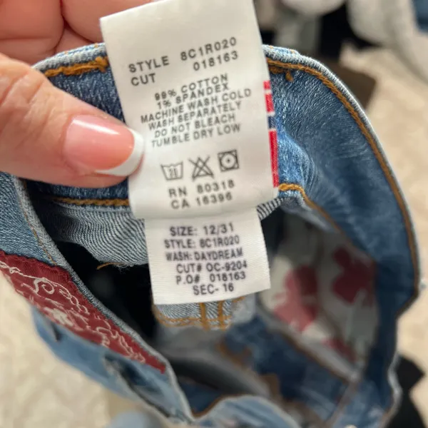 Lucky Brand Y2K Low Rise Dungarees Denim Jeans - Image 6